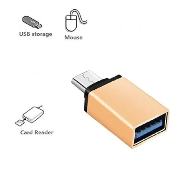 ADAPTADOR OTG MICRO USB A USB METAL