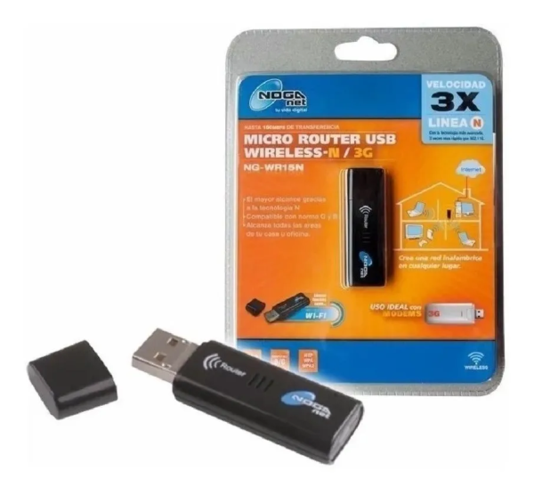 ADAPTADOR USB WIFI N-3G NOGA NG-WR15N