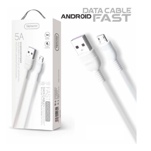 CABLE MICRO USB FAST 5A 1 METRO S6-V8