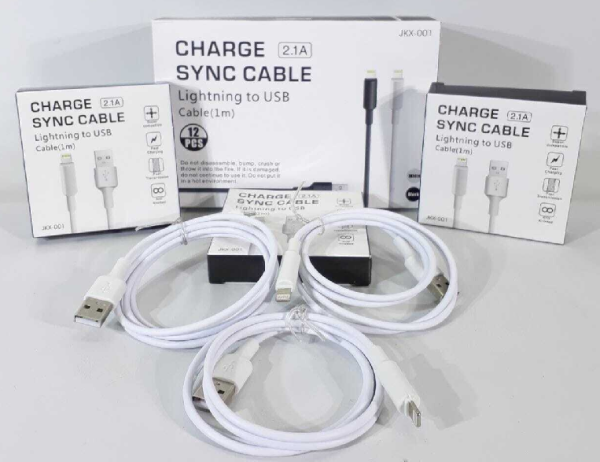 CABLE USB LIGHTNING 1 METRO 2.1A JKX-001